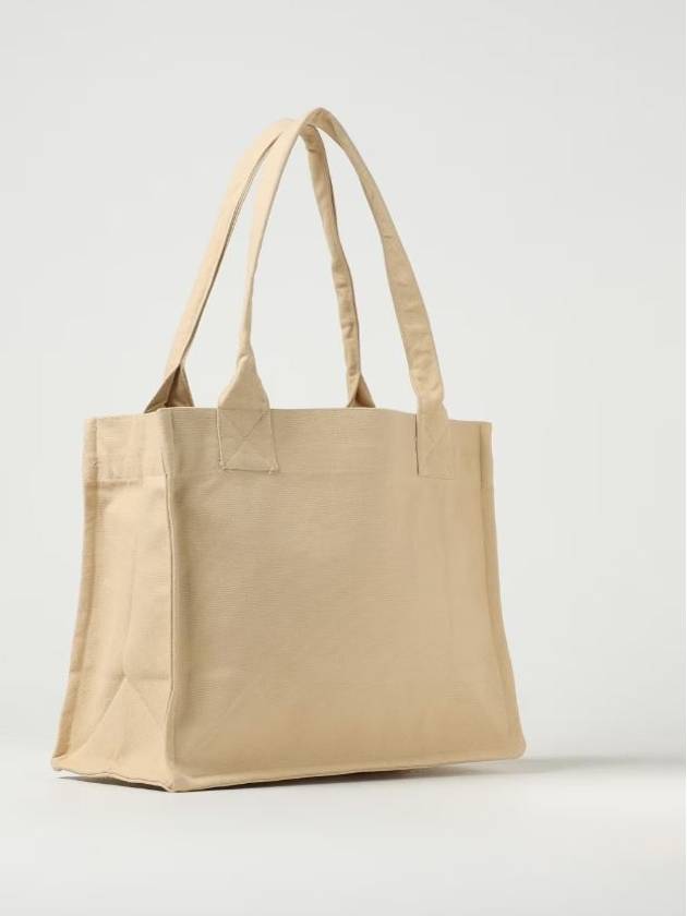 logo tote bag shoulder bag beige - GANNI - BALAAN 5