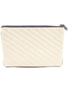 Women s Gucci 573814 White Matelasse Leather GG Marmont Pouch Clutch gt Gangbuk used luxury goods - GUCCI - BALAAN 4