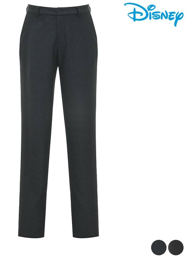 Men s pattern straight fit brushed long pants DN4MPA033 - DISNEY GOLF - BALAAN 1