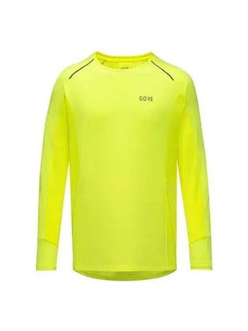 GOREWEAR Energetic Long Sleeve Shirt Neon Yellow Men s - GOGORR - BALAAN 1