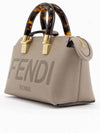 By The Way Small Leather Tote Bag Dark Beige - FENDI - BALAAN 4