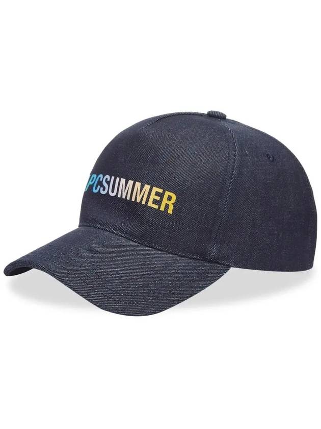 Summer Logo Print Ball Cap Indigo - A.P.C. - BALAAN 2