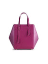 Blooming Satin Two Way Tote Bag Violet - LECHROMAQI - BALAAN 1