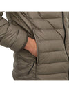 Loom Woven Chambers R Nylon Down TC Light Hoodie Down Jacket Dove Grey - STONE ISLAND - BALAAN 10