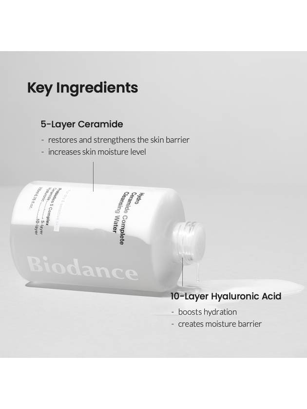 [Biodance] Hydro Ceramide Complete Cleansing Water 200ml - BIODANCE - BALAAN 5