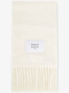 Men s Logo Milk Muffler LM06206WA0022 MK - MAISON KITSUNE - BALAAN 1