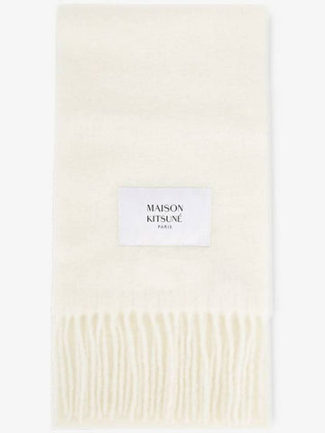 Men s Logo Milk Muffler LM06206WA0022 MK - MAISON KITSUNE - BALAAN 1