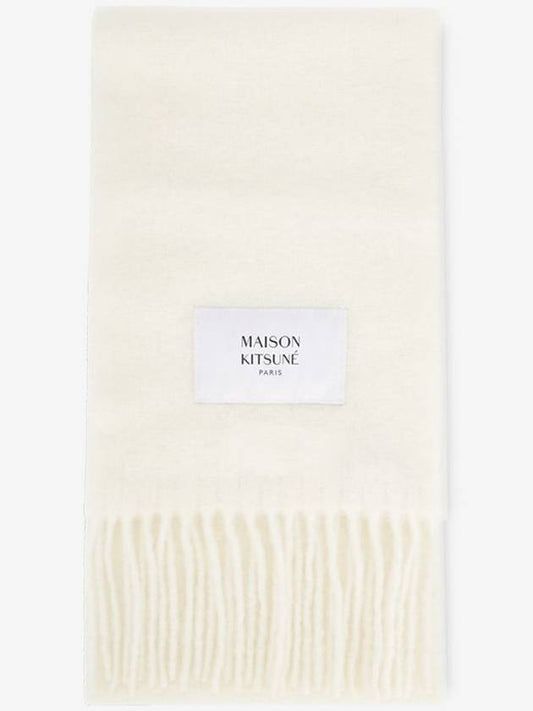 Men s Logo Milk Muffler LM06206WA0022 MK - MAISON KITSUNE - BALAAN 1