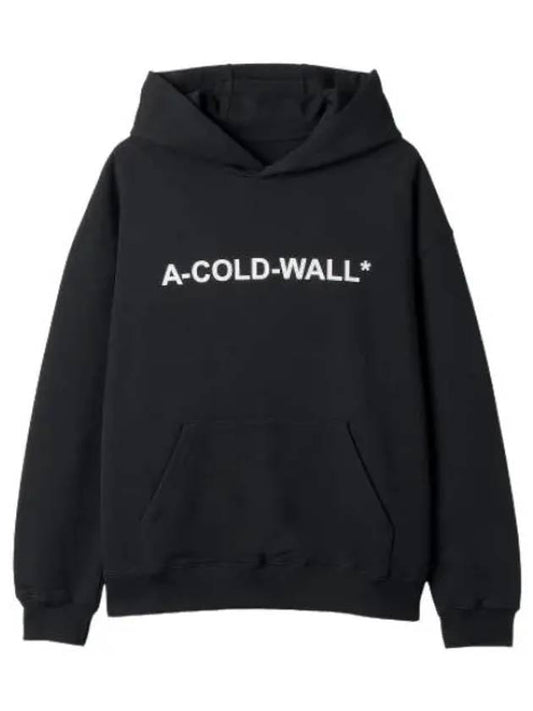 Cotton Hooded Sweatshirt Black T Shirt - A-COLD-WALL - BALAAN 1