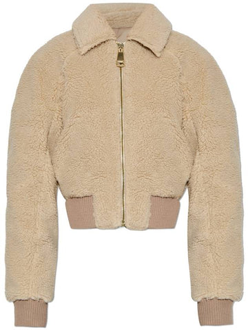 Khrisjoy Faux Fur Jacket, Women's, Beige - KHRISJOY - BALAAN 1