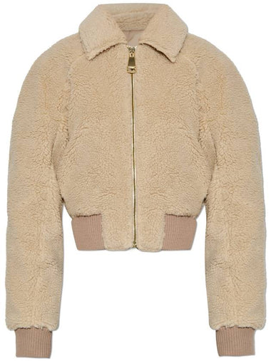 Khrisjoy Faux Fur Jacket, Women's, Beige - KHRISJOY - BALAAN 1