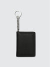 Stitch Keyring Leather Card Wallet Black - MAISON MARGIELA - BALAAN 5