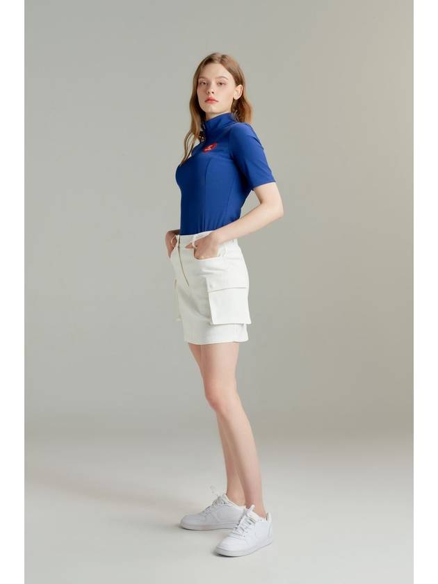 Women's Give Me Burdie Side Pocket Skirt White - GOXO - BALAAN 2