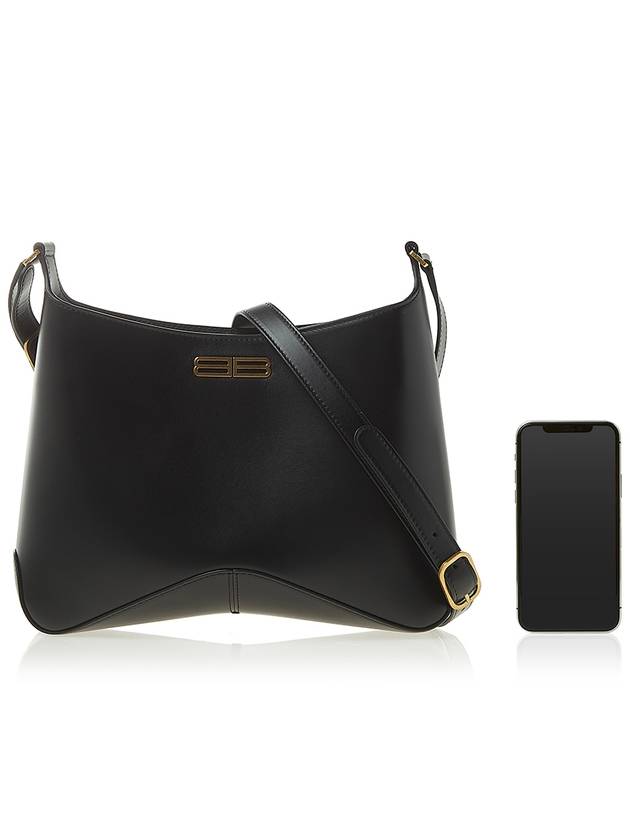 BB medium hobo shoulder bag black - BALENCIAGA - BALAAN 7