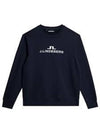 Alpha Crew Neck AMJS08922 6855 Men's Alpha Crew Neck - J.LINDEBERG - BALAAN 2