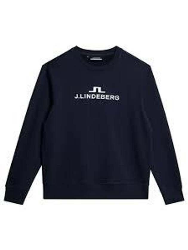 Alpha Crew Neck AMJS08922 6855 Men's Alpha Crew Neck - J.LINDEBERG - BALAAN 2