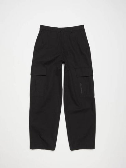 Ripstop Cargo Straight Pants Black - ACNE STUDIOS - BALAAN 2