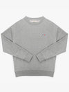 Tricolor Fox Patch Sweatshirt Gray Melange - MAISON KITSUNE - BALAAN 3