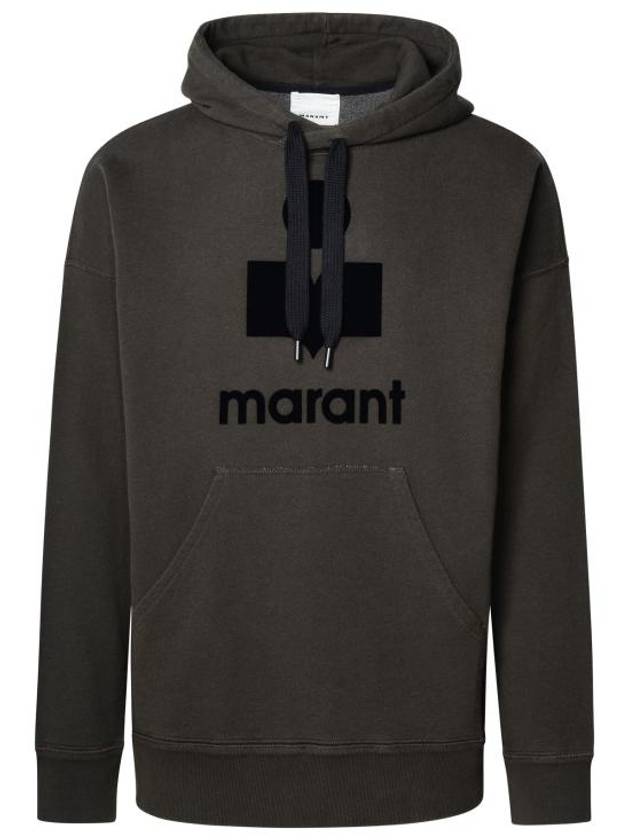 Miley Big Logo Hoodie Faded Black - ISABEL MARANT - BALAAN 2