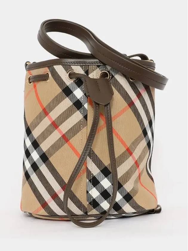 Check Bucket Bag Beige - BURBERRY - BALAAN 4