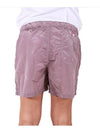 Men's Logo Patch Swim Shorts Rose Quartz - STONE ISLAND - BALAAN.