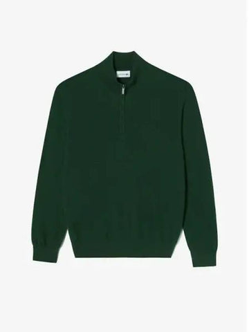 Men s basic half zip pullover knit AH305E 54N YZP domestic product GQ2N24091216779 - LACOSTE - BALAAN 1