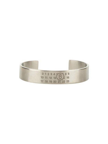 Numeric Minimal Signature Bracelet Silver - MAISON MARGIELA - BALAAN 1