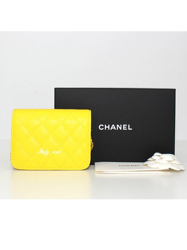 Classic gold ball mini cross bag yellow vintage gold AP1628 B02916 NL296 - CHANEL - BALAAN 3