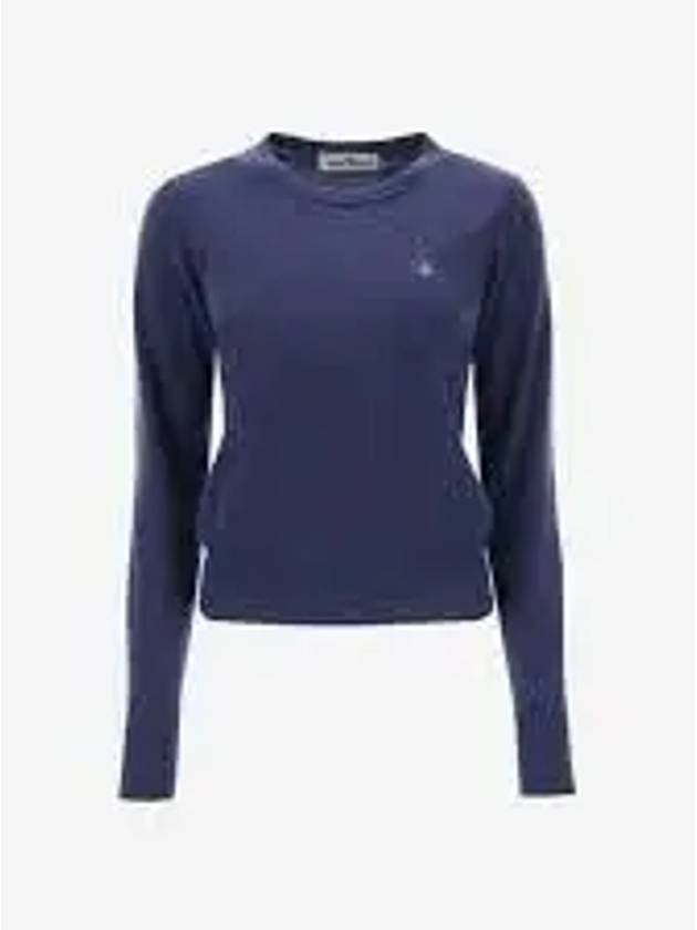 Bea Jumper Knit Top Navy - VIVIENNE WESTWOOD - BALAAN 2