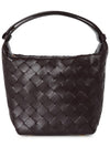 Candy Wallace Intrecciato Tote Bag Brown - BOTTEGA VENETA - BALAAN 2