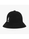 K3407 BLACK Bermuda casual big logo bucket hat - KANGOL - BALAAN 3