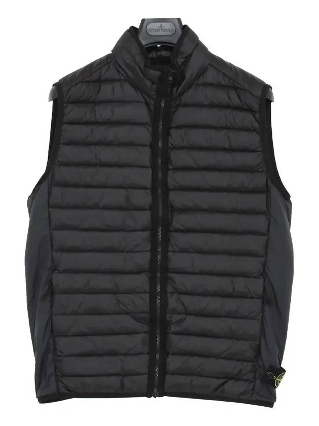 Kids Wappen Logo Padding Vest Black - STONE ISLAND - BALAAN 3