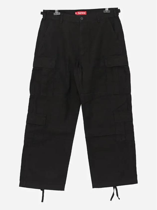 FW23P20 BLACK cargo patch logo pants - SUPREME - BALAAN 2