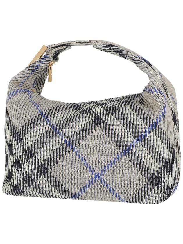 Peg Duffel Check Medium Tote Bag Lichen - BURBERRY - BALAAN 3