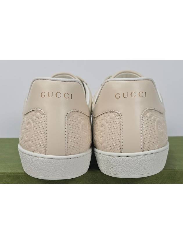 GG emboss logo ace sneakers 295 - GUCCI - BALAAN 5