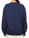 Motion Club Crew Neck Cotton Sweatshirt Navy - SPORTY & RICH - BALAAN 4