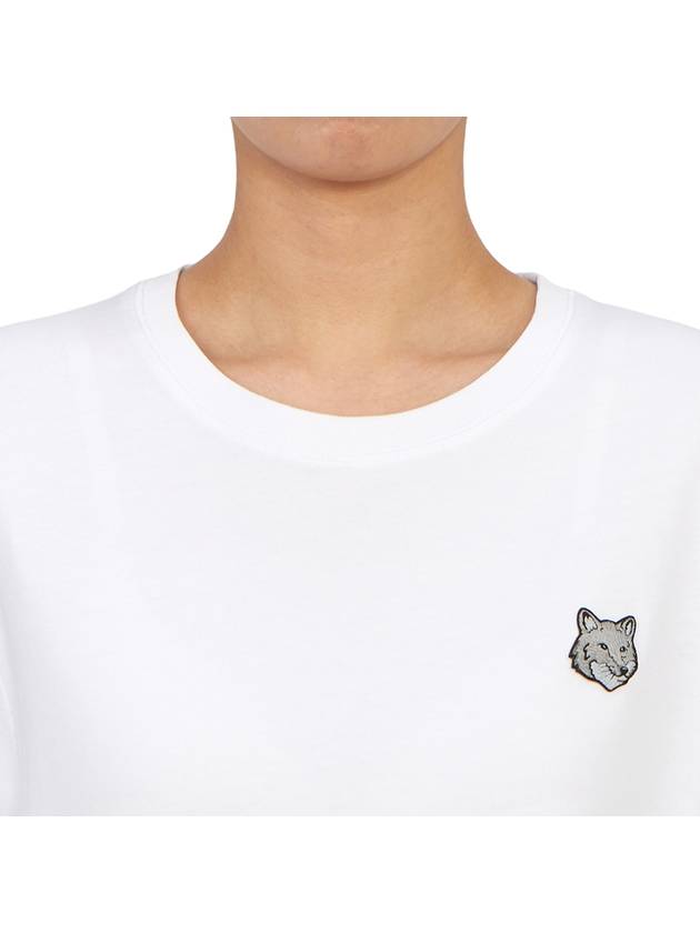 Bold Fox Head Patch Short Sleeve T-Shirt White - MAISON KITSUNE - BALAAN 6