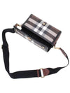 Note Leather Cross Bag Brown - BURBERRY - BALAAN 5