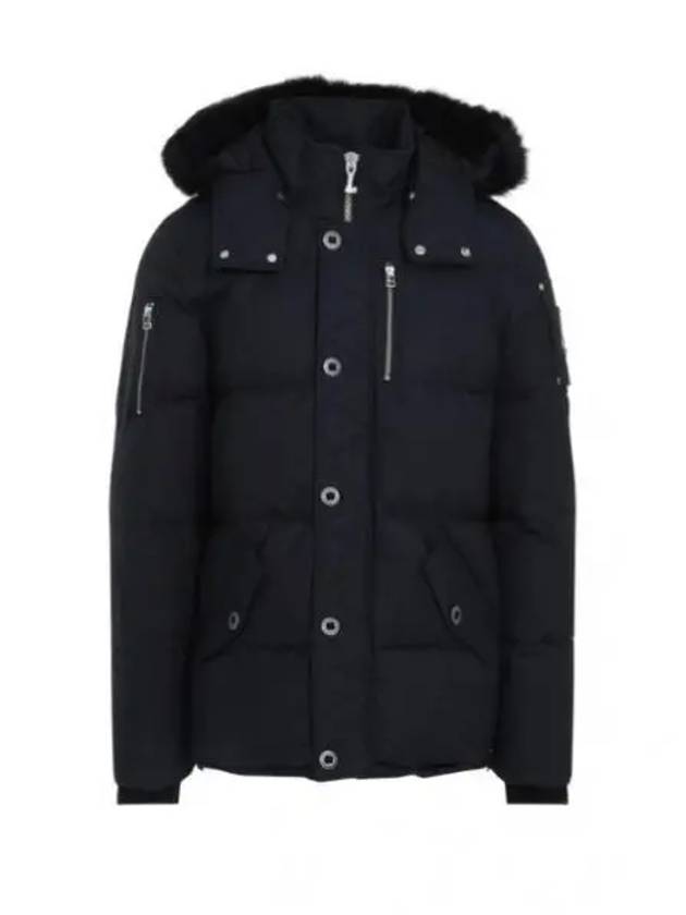 Cloud 3Q Logo Shearling Padding Black - MOOSE KNUCKLES - BALAAN 2