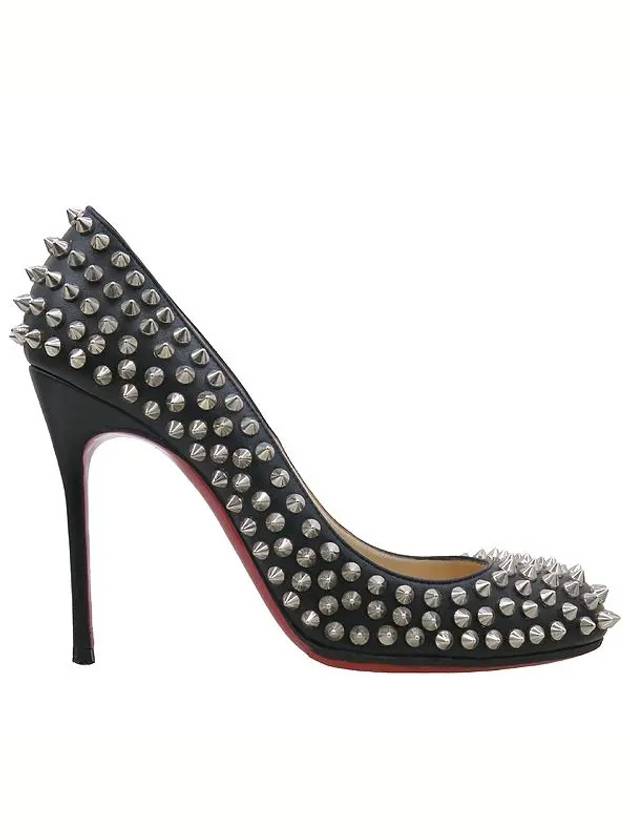 Studded black leather pumps women s shoes - CHRISTIAN LOUBOUTIN - BALAAN 4