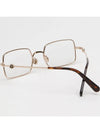 Eyewear Rectangle Eyeglasses Gold - MONCLER - BALAAN 5