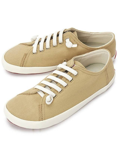 Peu Rambla Textile Low Top Sneakers Beige - CAMPER - BALAAN 2