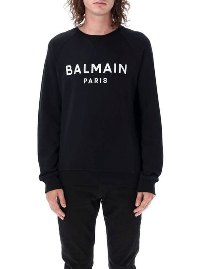 Logo Printing Sweatshirt Black - BALMAIN - BALAAN 2