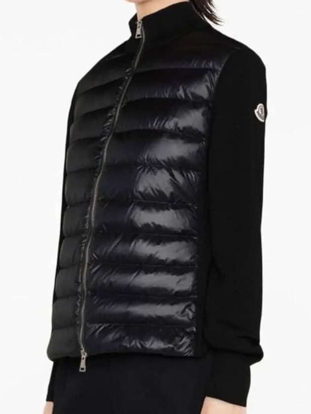 24 Women s TRICOT zip up padded cardigan 9B00025 M1131 999 - MONCLER - BALAAN 3