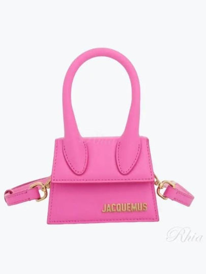 Le Chiquito Signature Mini Tote Bag Neon Pink - JACQUEMUS - BALAAN 2