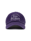 JUST BECAUSE WASHED BALL CAP DPUR - POLYGRAM - BALAAN 5