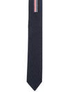 RWB Striped Wool Tie Navy - THOM BROWNE - BALAAN 2