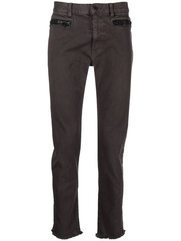 Charcoal Zip Denim Pants - UNDERCOVER - BALAAN 1