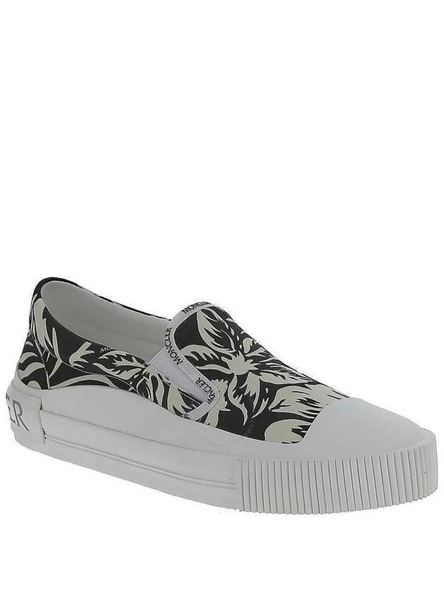 Glissiere floral print slip-ons white - MONCLER - BALAAN 4