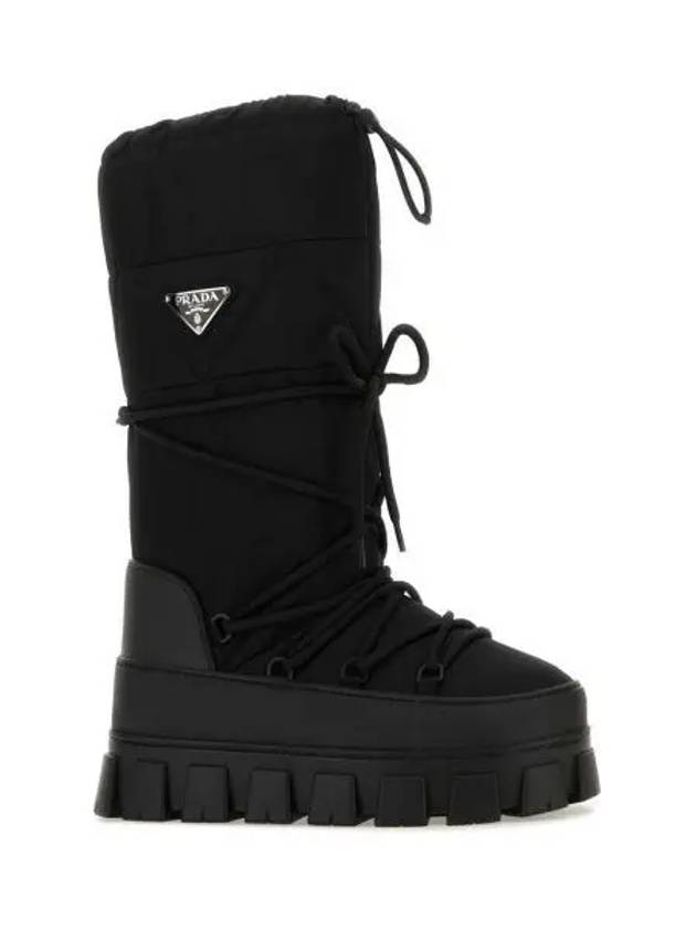 Lee Nylon Moon Middle Boots Black - PRADA - BALAAN 2